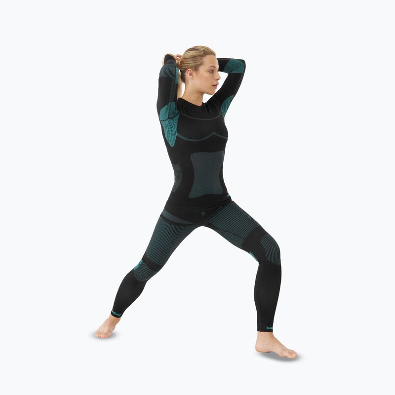 Damen-Thermo-Unterwäsche-Set Viking Ilsa black/turquoise 5