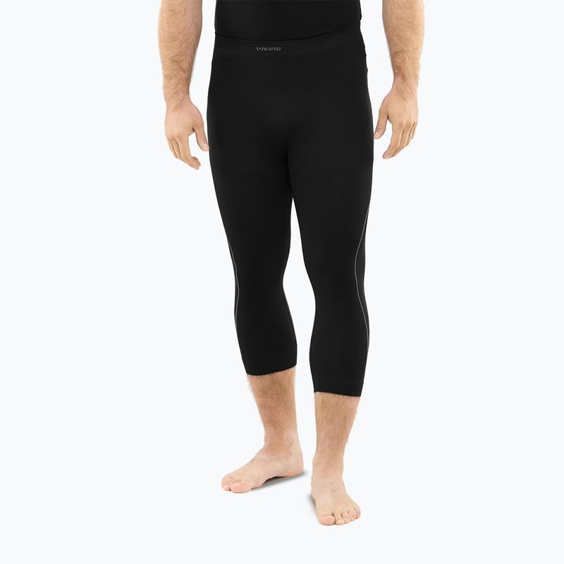 Herren Thermounterhose Viking Eiger 2.0 3/4 black/grey