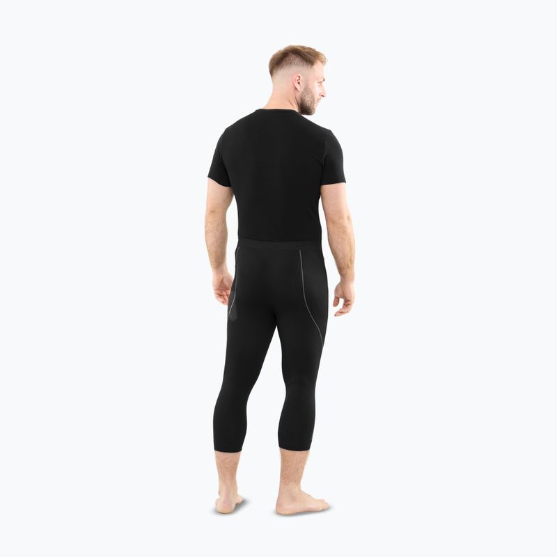 Herren Thermounterhose Viking Eiger 2.0 3/4 black/grey 3