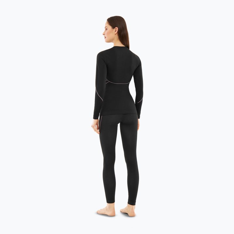 Damen Thermohose Viking Etna 2.0 black/purple 3