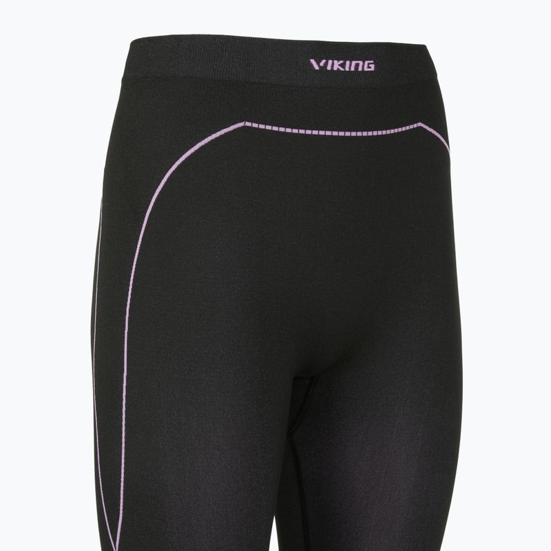 Damen Thermo-Leggings Viking Etna 2.0 3/4 black/purple 9
