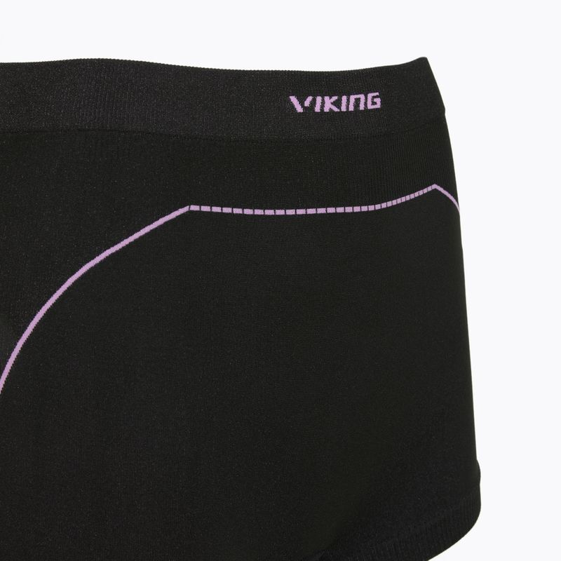 Damen Thermo-Boxershorts Viking Etna 2.0 black/purple 3