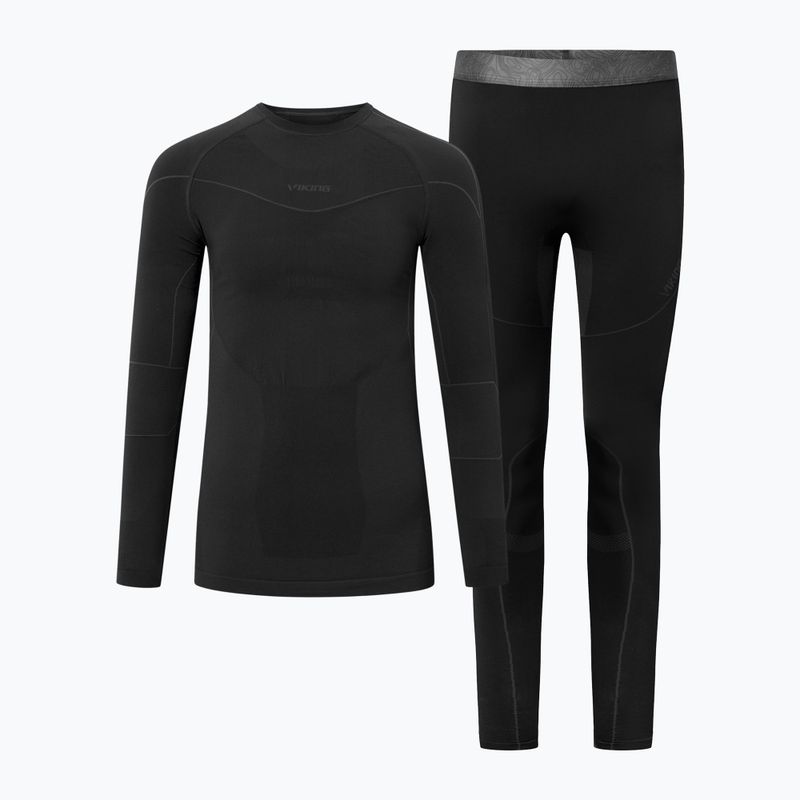 Herren-Funktionsunterwäsche-Set Viking Gary Base Layer black 7