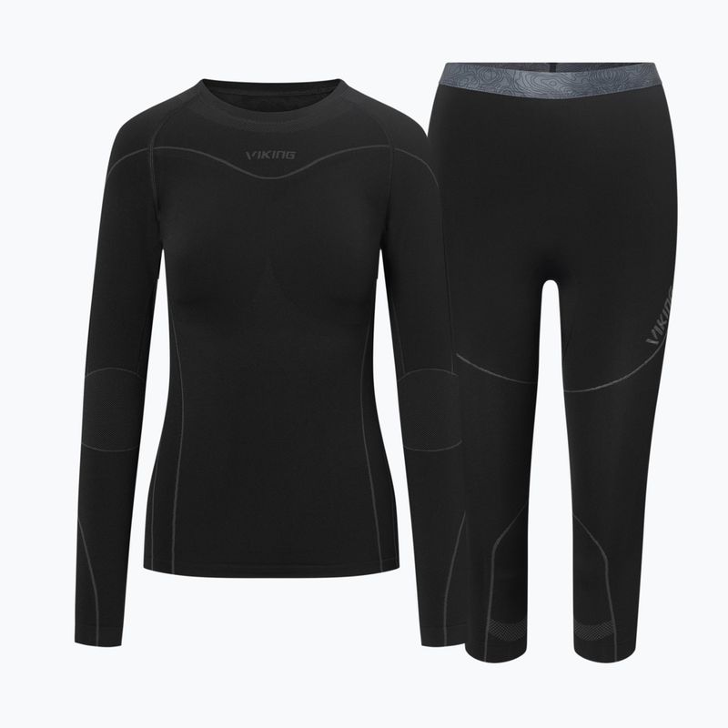 Damen-Set Funktionsunterwäsche Viking Gaja 3/4 black 7