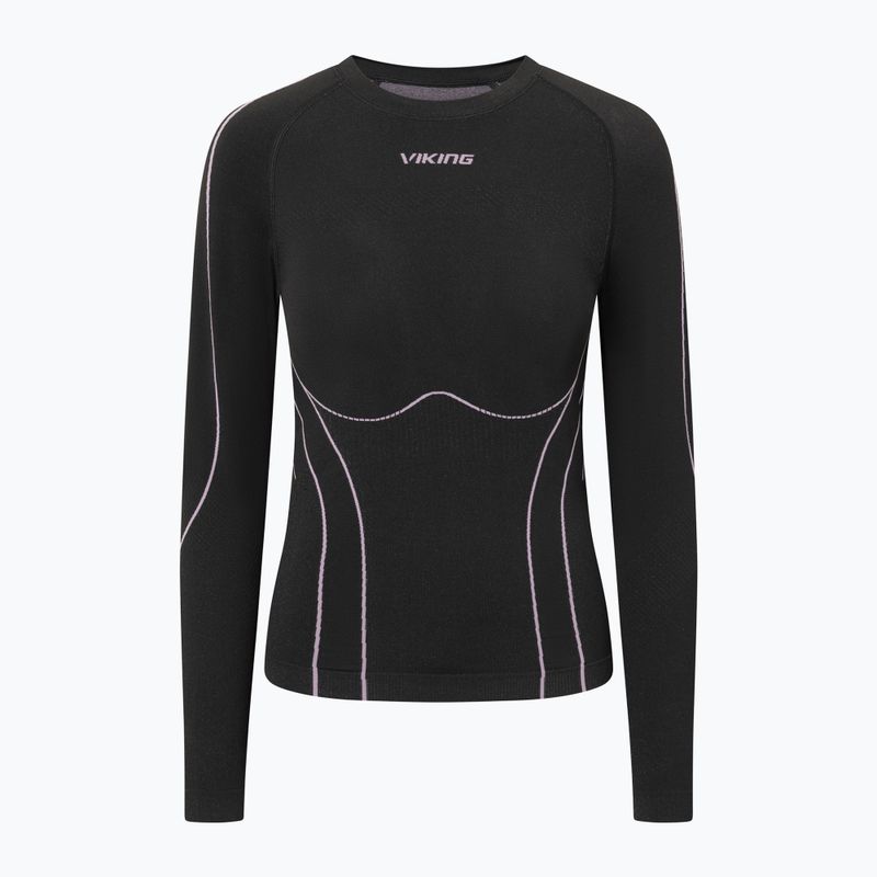 Damen Thermo-Unterwäsche-Set Viking Eiger 2.0 black/purple 2