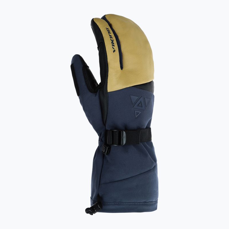 Herren-Skihandschuhe Viking Norvik Pro Lobster Freeride navy/beige 2