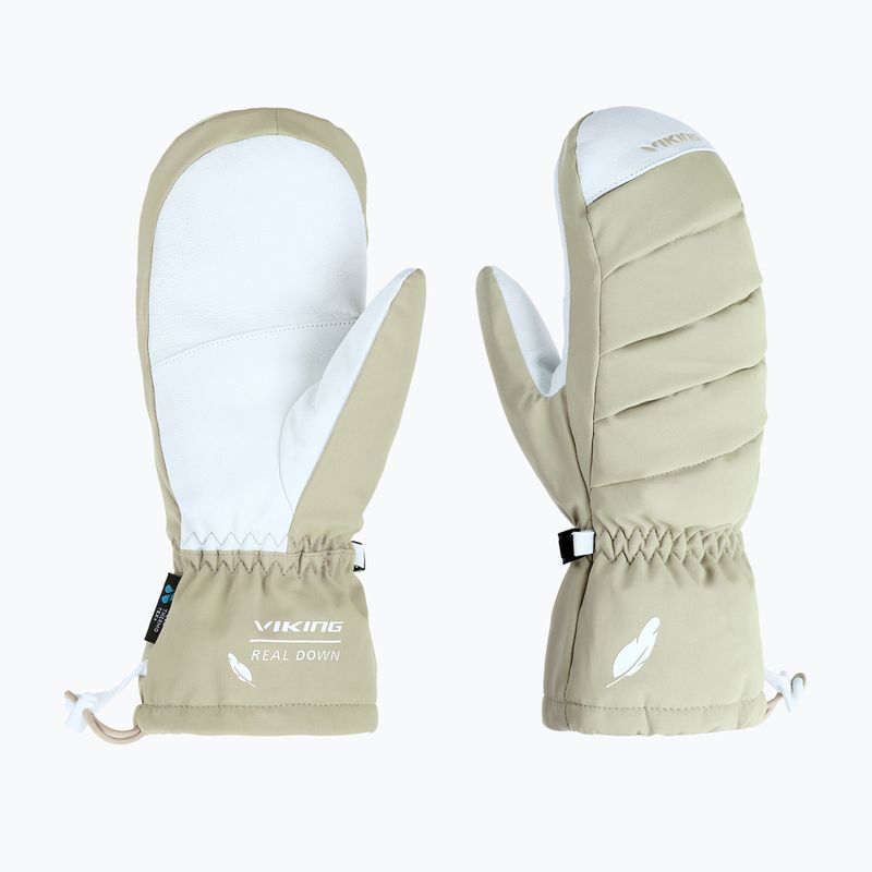 Damen-Skihandschuhe Viking Ogama Ski beige