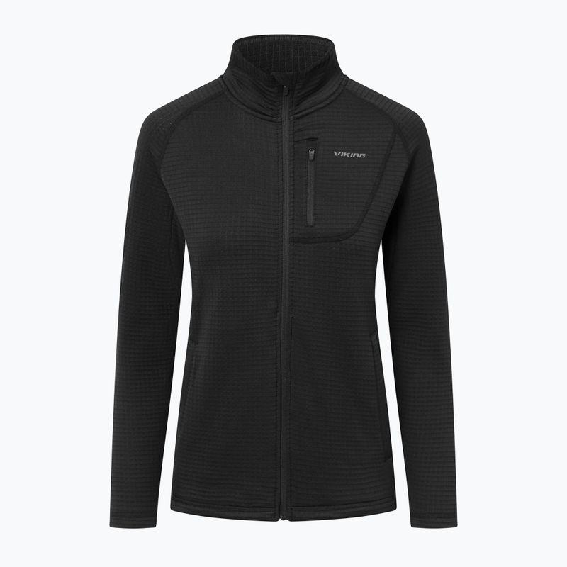 Damen-Trekking-Fleecejacke Viking Admont Full Zip black 7