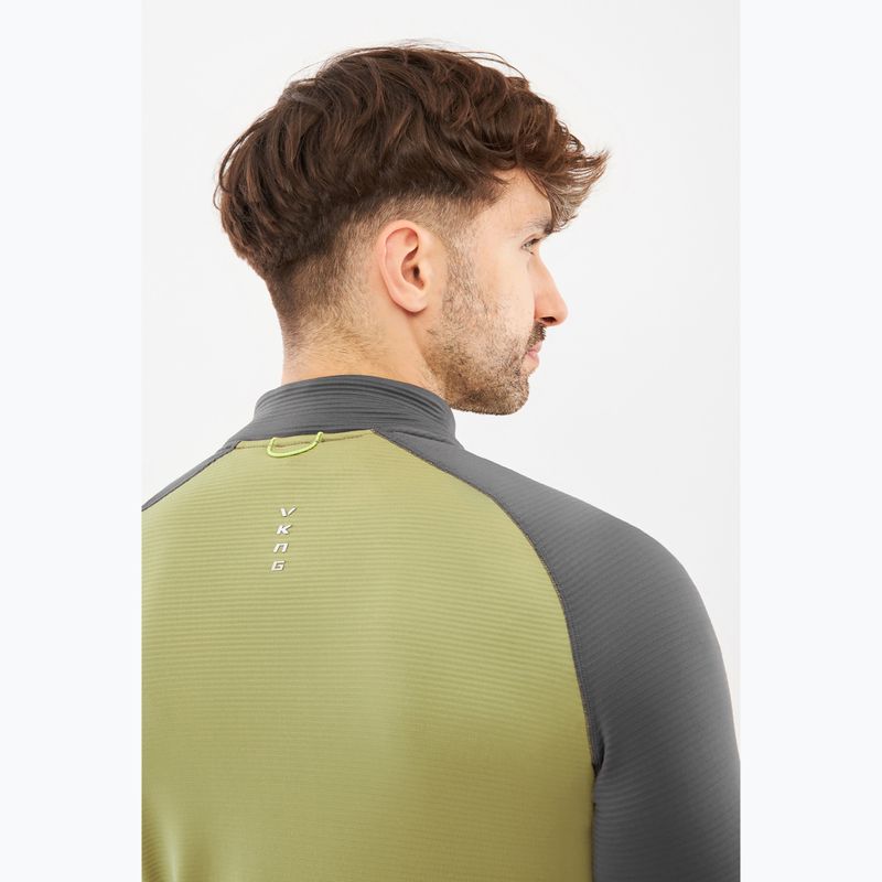 Herren-Trekkingsweatshirt Viking Birger olive/dark grey 5