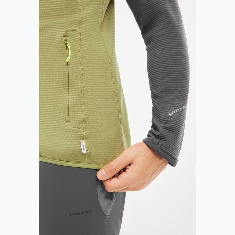 Herren-Trekkingsweatshirt Viking Birger olive/dark grey 6