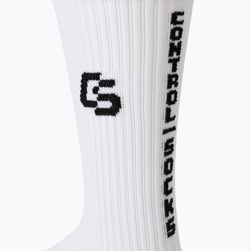 Fußball Socken Football Masters Control weiß 25 3
