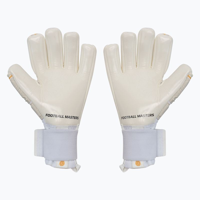 Football Masters Voltage Plus NC v 4.0 weiß und gold 1171-4 Torwarthandschuhe 2
