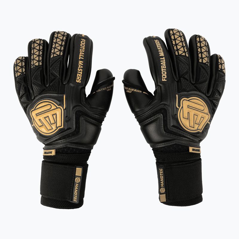 Football Masters Voltage Plus NC v 4.0 Kinder Torwarthandschuhe schwarz 1190-3