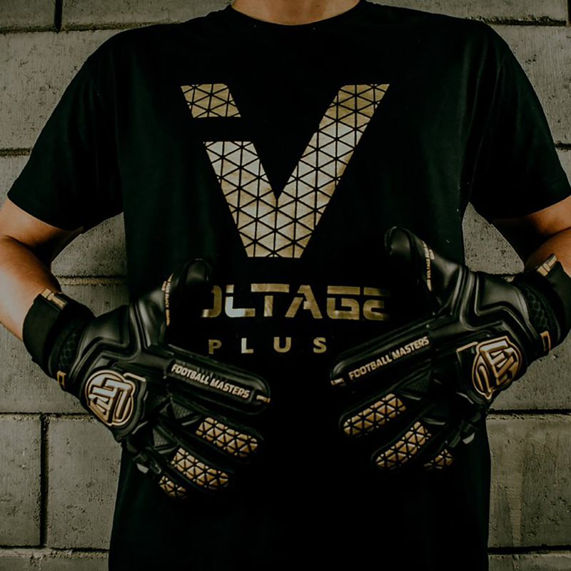 Football Masters Voltage Plus NC v 4.0 Kinder Torwarthandschuhe schwarz 1190-3 8
