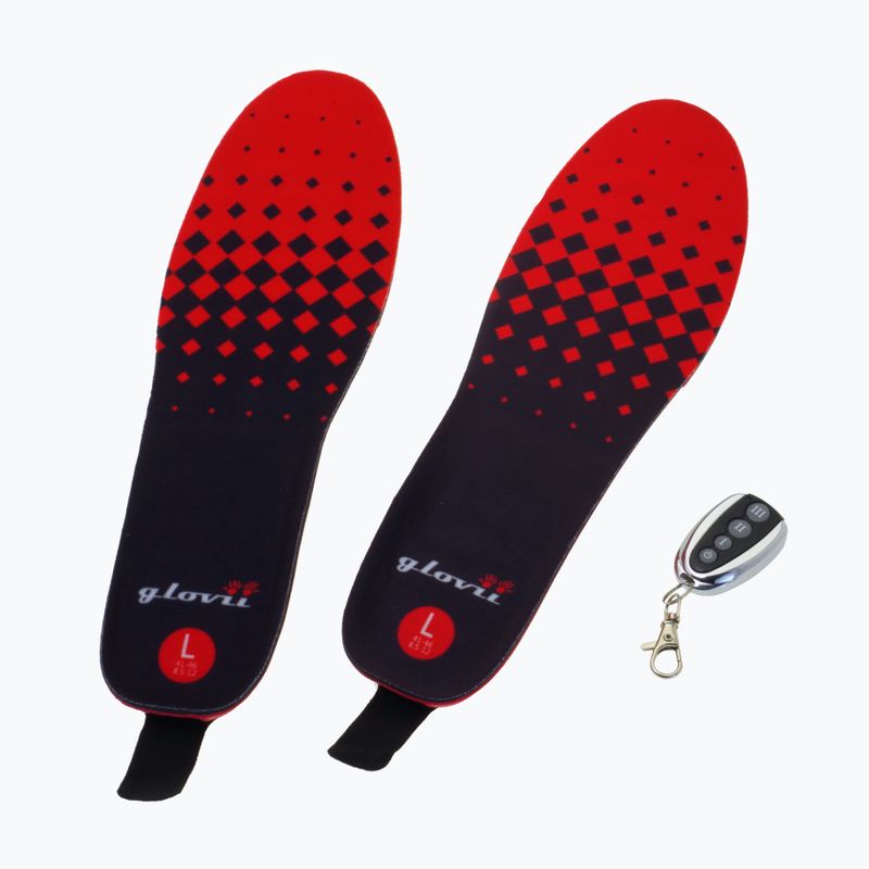Glovia GW2 beheizte Skischuheinlagen mit Fernbedienung schwarz 4