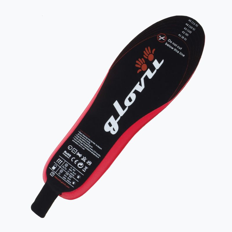 Glovia GW2 beheizte Skischuheinlagen mit Fernbedienung schwarz 8
