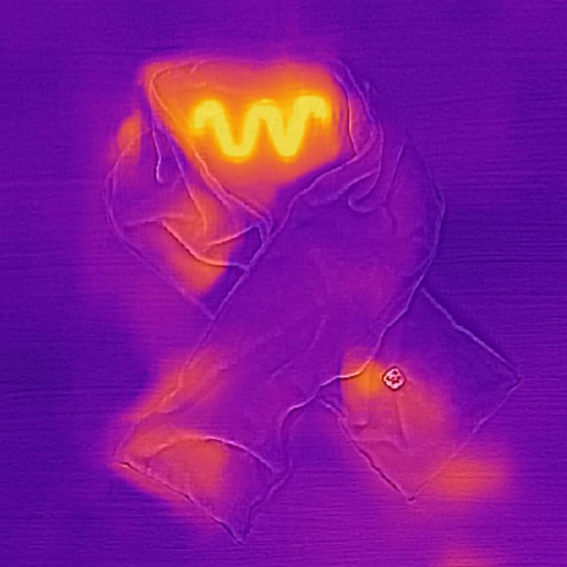 Glovii GA1W Heizschal weiß 10