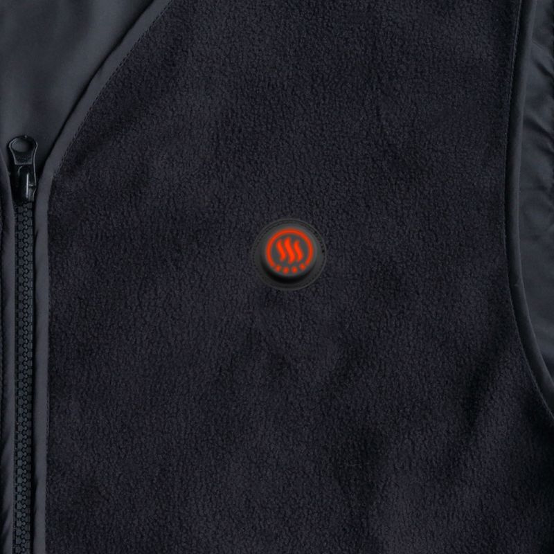Glovia Fleece Heizweste GV1 schwarz 9