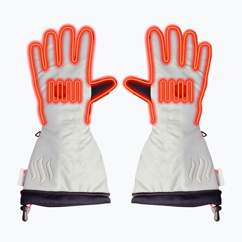 Glovii GS8 grau beheizte Skihandschuhe 11