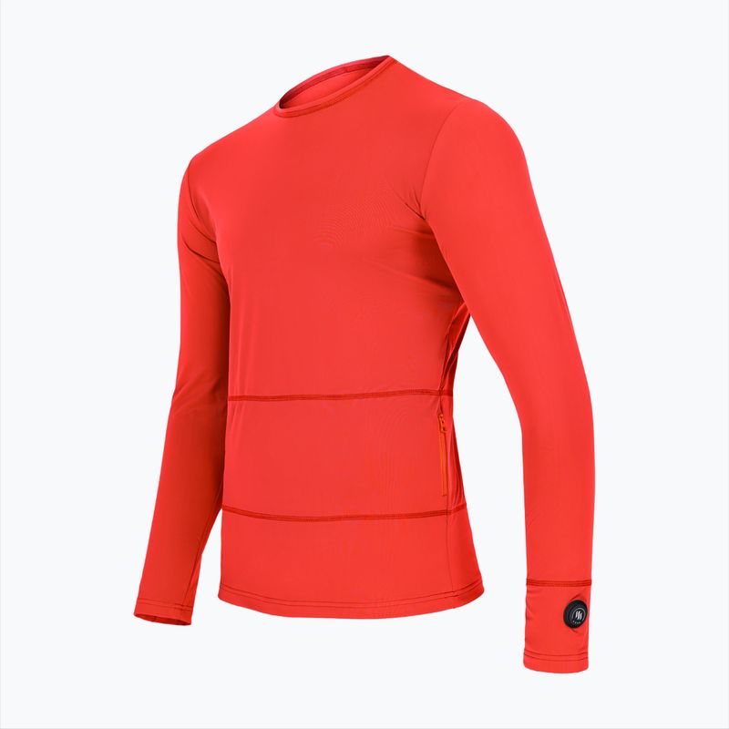 Glovii GJ1R beheiztes Sweatshirt rot 4