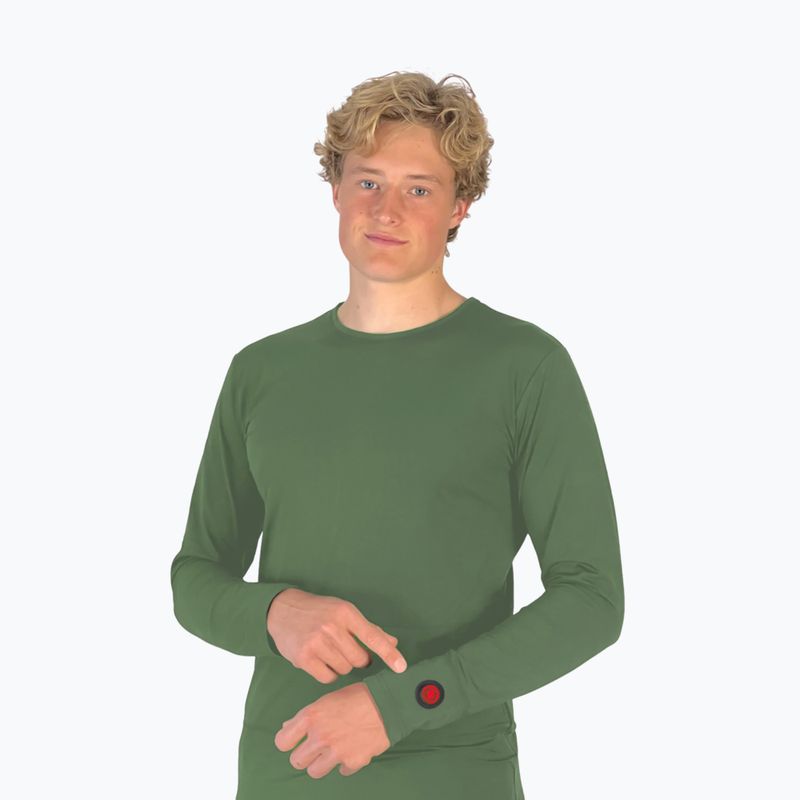 Glovii GJ1C grünes beheiztes Sweatshirt 3