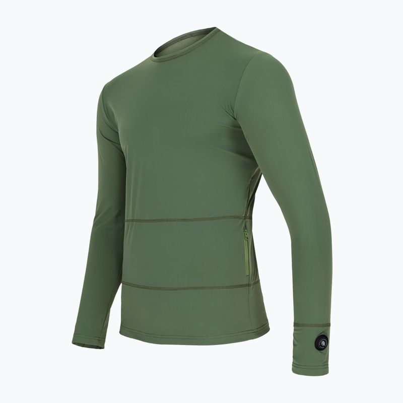 Glovii GJ1C grünes beheiztes Sweatshirt 5