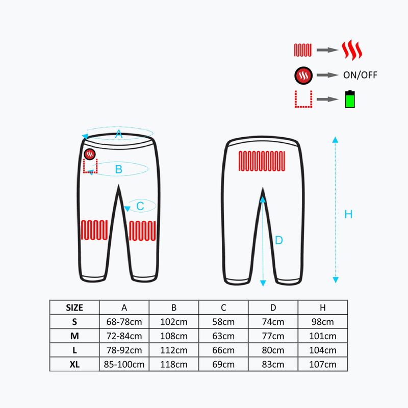 Glovii GP1C grün beheizte Hose 9