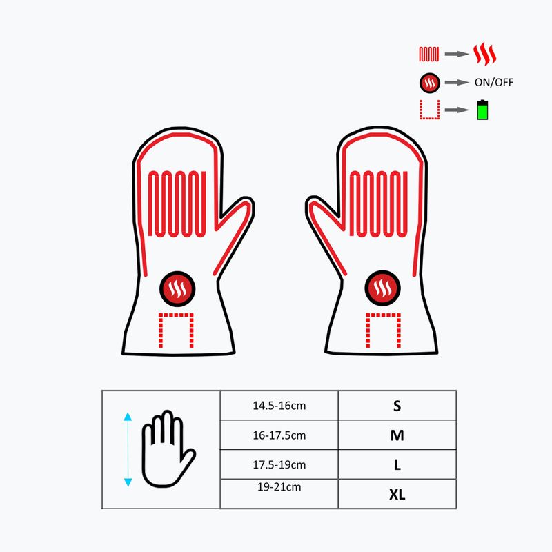Glovii GZ1 beheizte Handschuhe schwarz 11