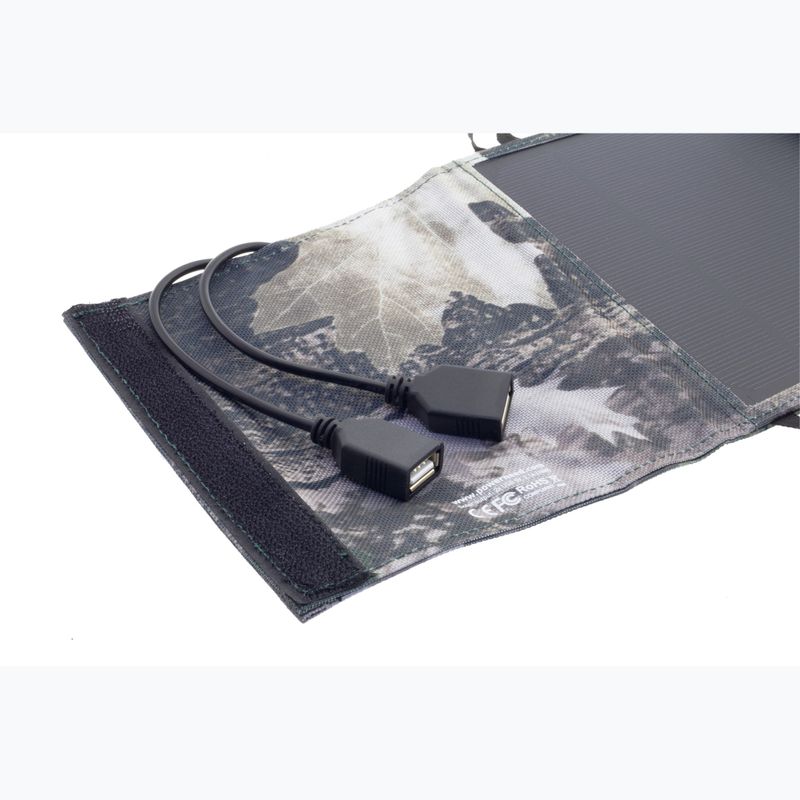 PowerNeed ES-5 18W Solarmodul schwarz 3