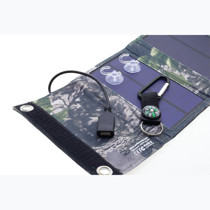 PowerNeed ES-6 9W Solarmodul schwarz 2