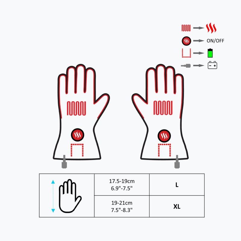 Glovii GDB beheizte Handschuhe schwarz 11