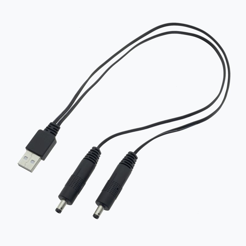 USB-Ladekabel für Glovia GE33C beheizte Handschuhe, Hausschuhe und Hauben schwarz