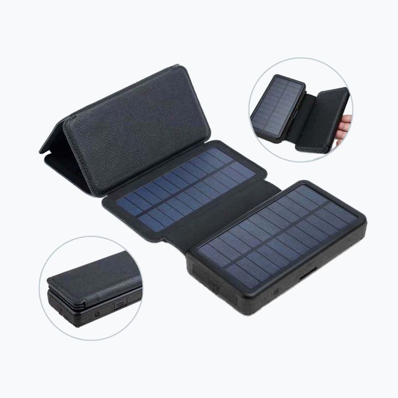 PowerNeed Solar-Powerbank 20000 mAh schwarz 9