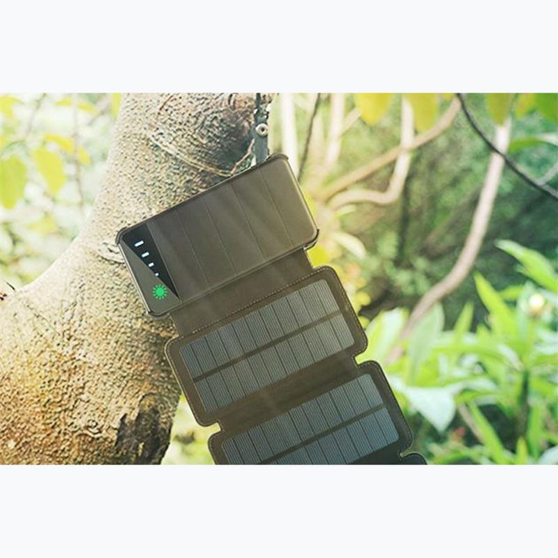 PowerNeed Solar-Powerbank 8000mAh schwarz 12