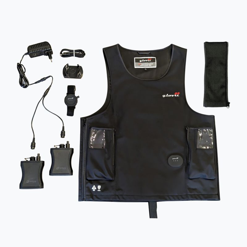 Glovii GMV2 Neopren Heizweste schwarz 8