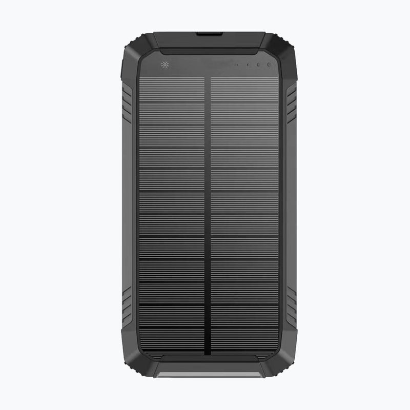 PowerNeed S20000Q Solar-Powerbank 1.5W schwarz 2