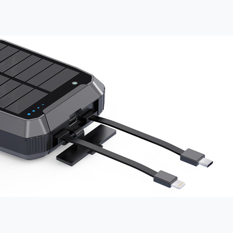 PowerNeed S20000Q Solar-Powerbank 1.5W schwarz 5
