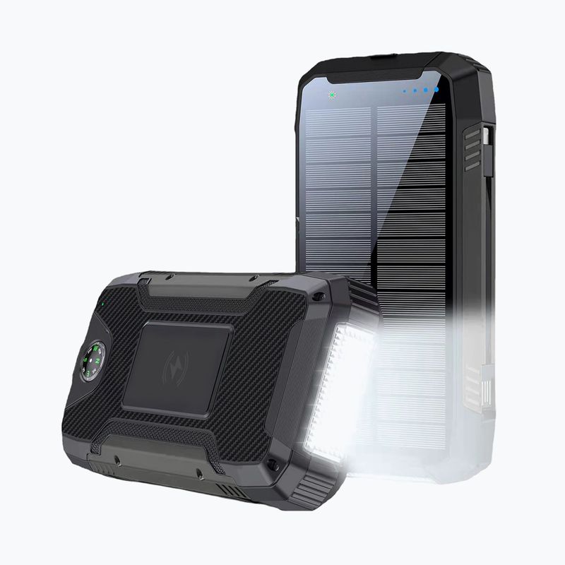 PowerNeed S20000Q Solar-Powerbank 1.5W schwarz 6
