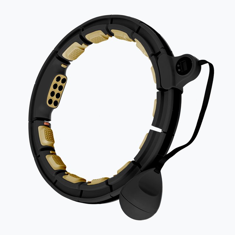 Hula-Hop mit Gewicht und Zähler HMS HHM13 schwarz/gold