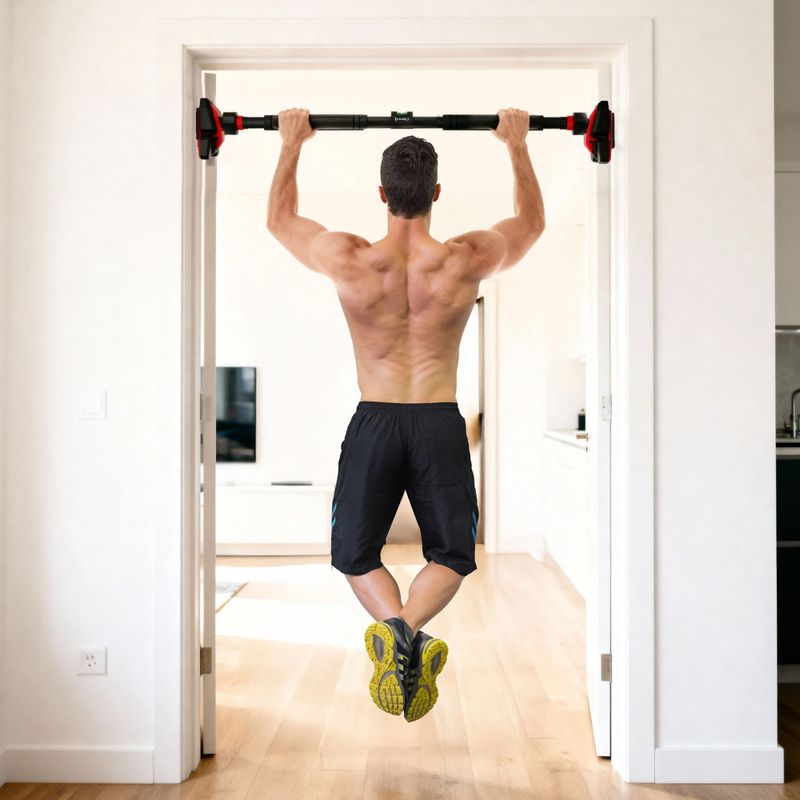 Klimmzugstange HMS DD300 black/red 9