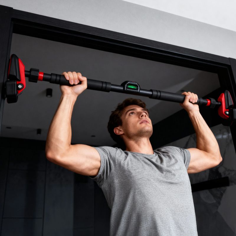 Klimmzugstange HMS DD500 black/red 12