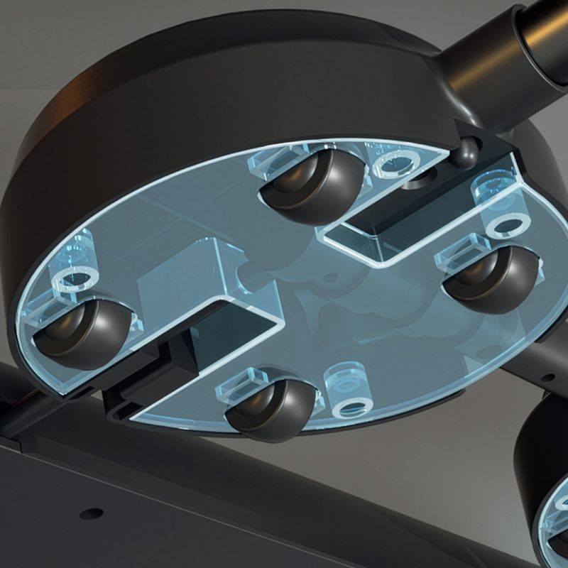 Multifunktionale Trainingsplattform mit Seilzügen HMS DBP01 black 5