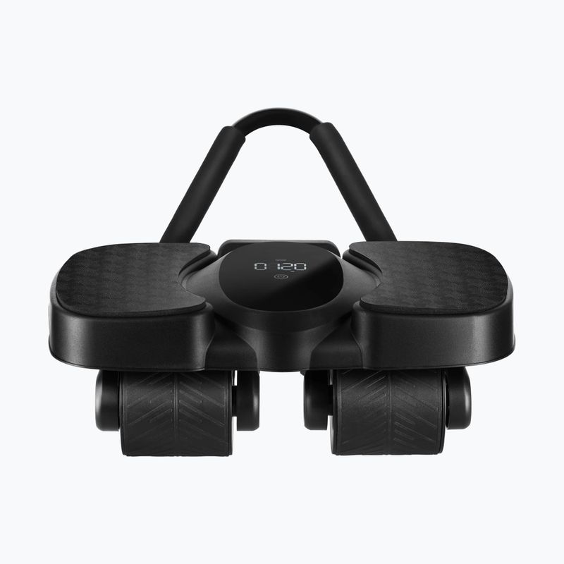 Automatisches Bauchmuskel-Trainingsrad mit Stütze und Display HMS KA40 black 3