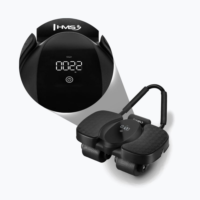 Ab-Roller mit Ellenbogenstütze und Display HMS KA40 black 5
