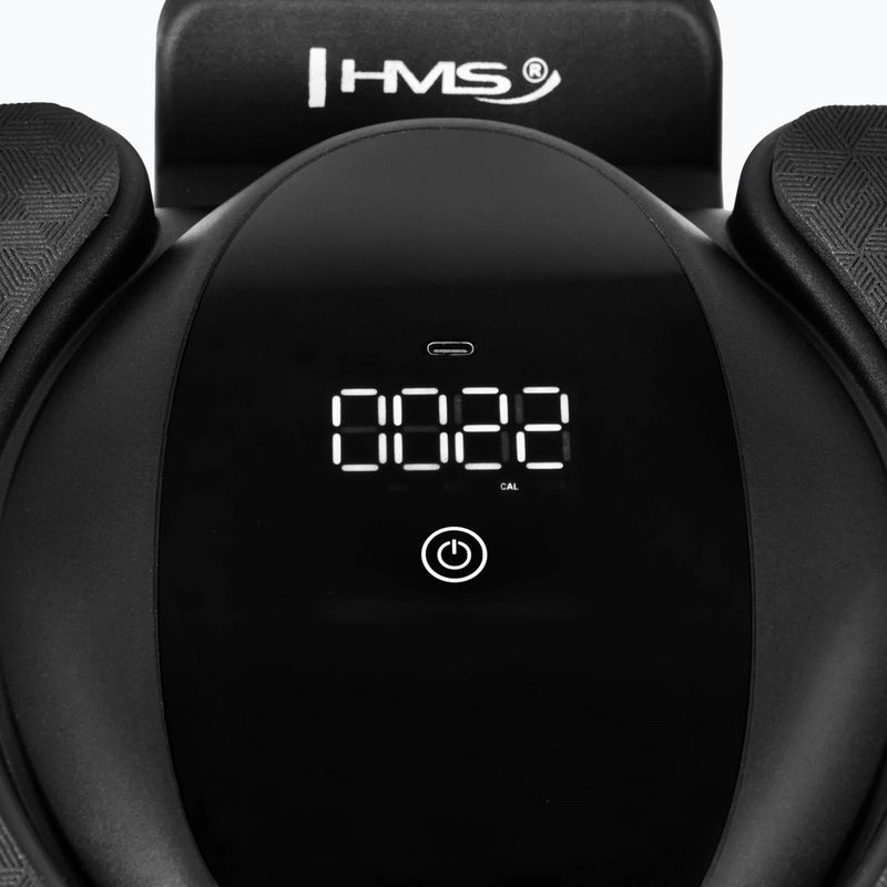 Automatisches Bauchmuskel-Trainingsrad mit Stütze und Display HMS KA40 black 8