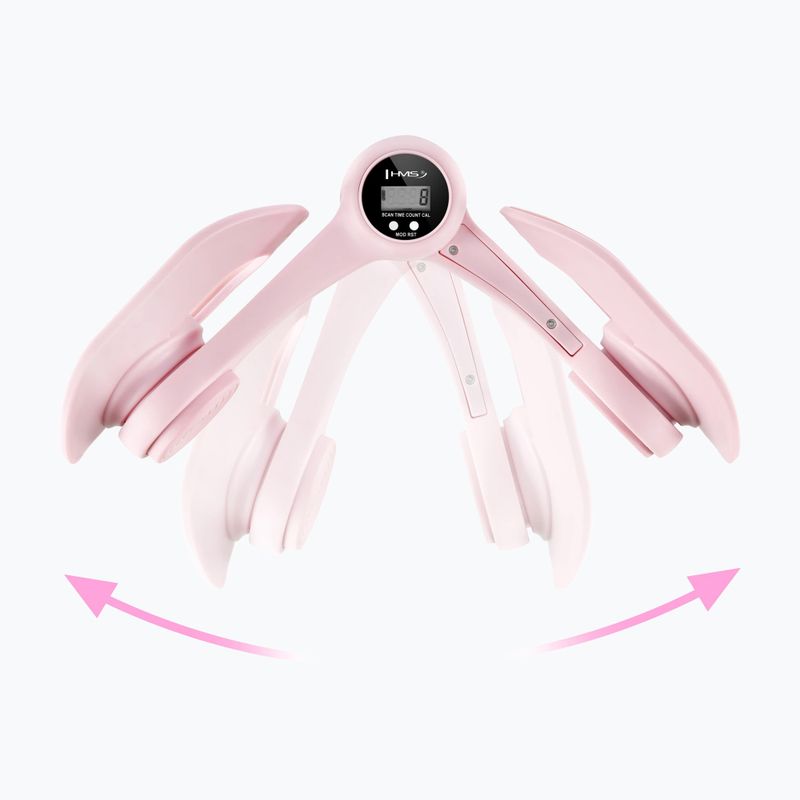 Fitness-Klammer HMS TM02 with counter TPE pink 4