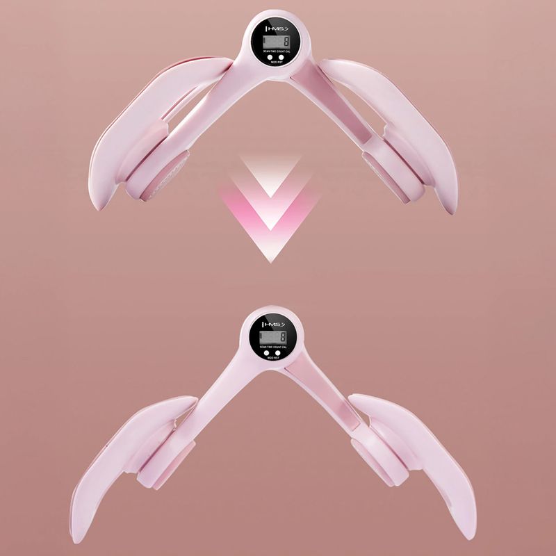 Fitness-Klammer HMS TM02 with counter TPE pink 5