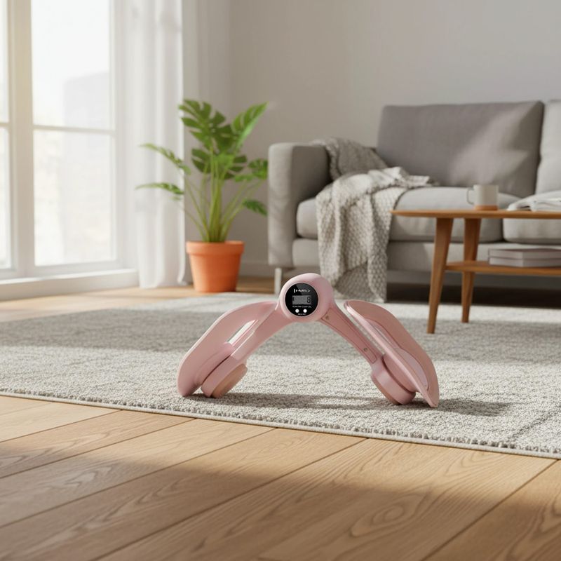 Fitness-Klammer HMS TM02 with counter TPE pink 8