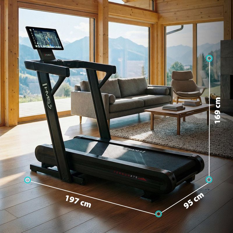 Elektrisches Laufband HMS Terrun475 black 3