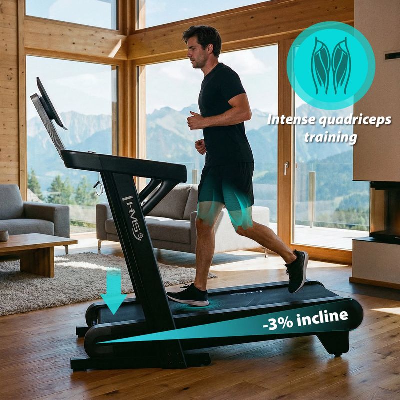 Elektrisches Laufband HMS Terrun475 black 5